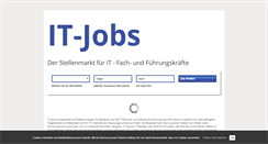 Desktop Screenshot of it-jobs.de